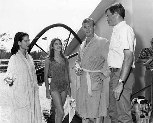 Diane Baker, Genie Young, Martin Milner and Glen Corbett.