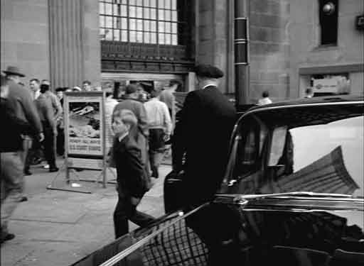 Richie exits the limousine at Tower City Center.